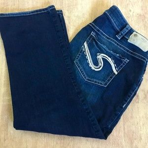 Silver Suki Mid Capri Size 16